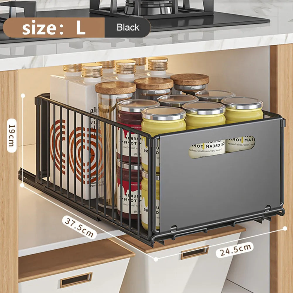 Pull-Out Kitchen Cabinet Organizer