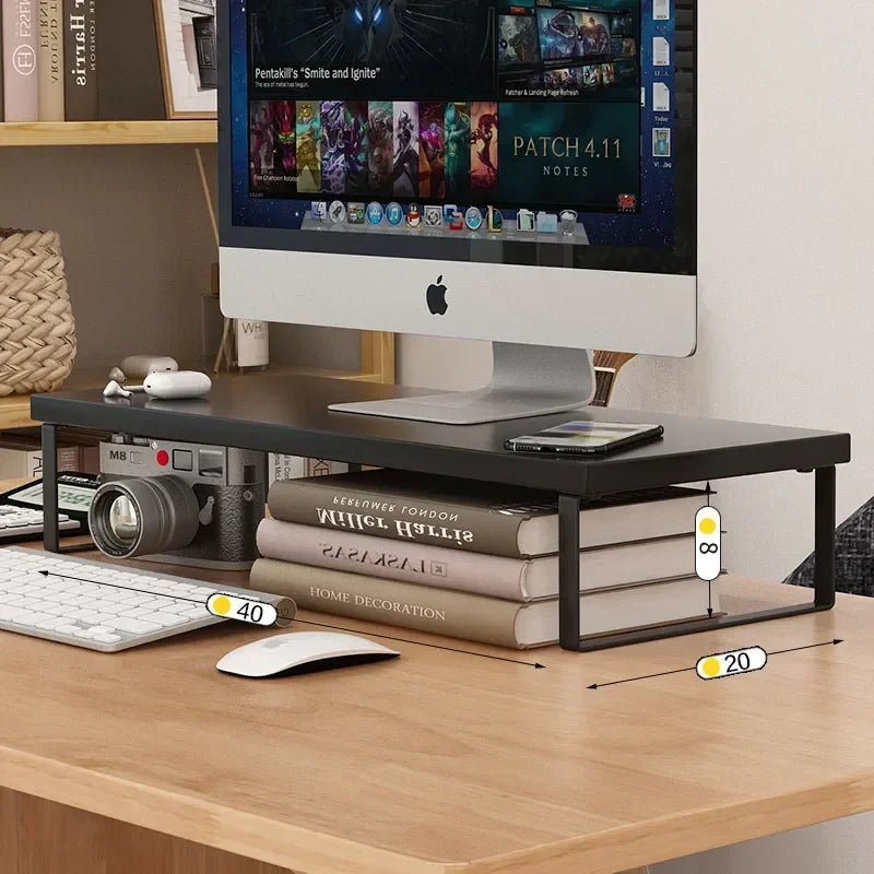 Monitor Riser Stand with Storage