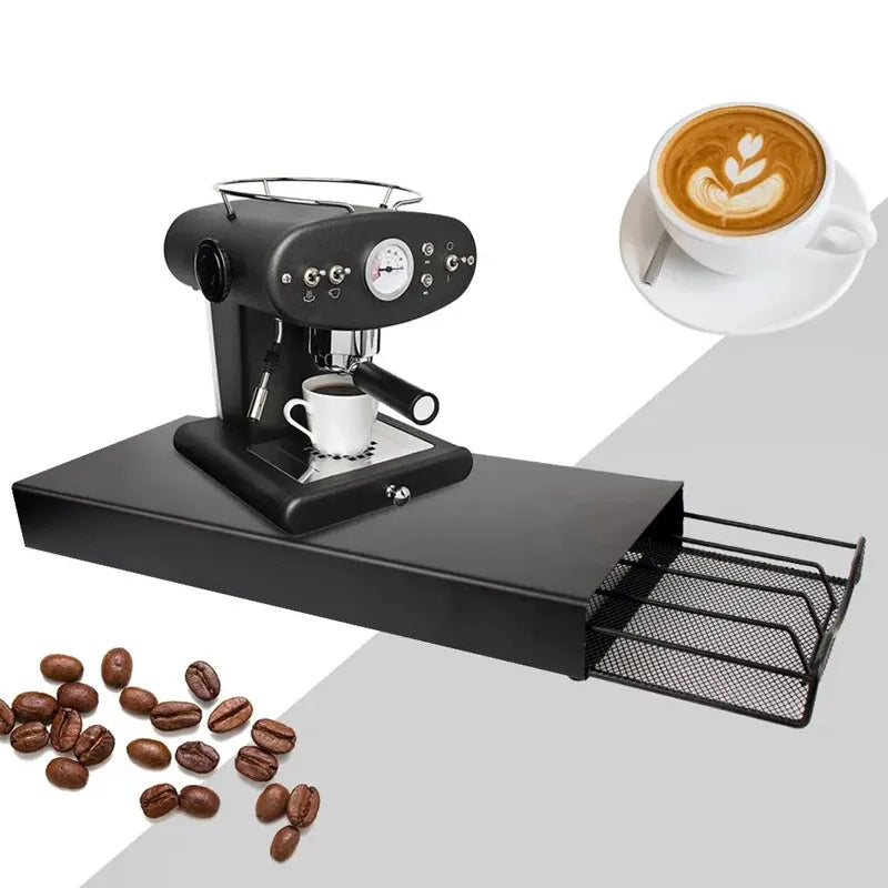 Rotating Coffee Capsule Storage Tower