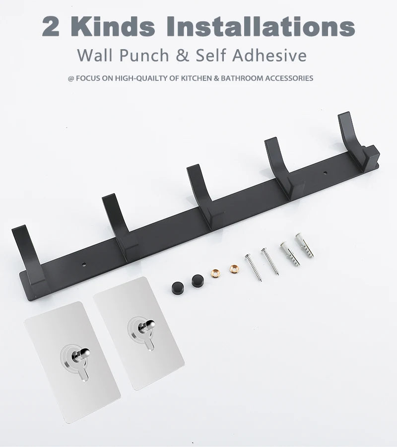 Self-Adhesive Wall Hooks