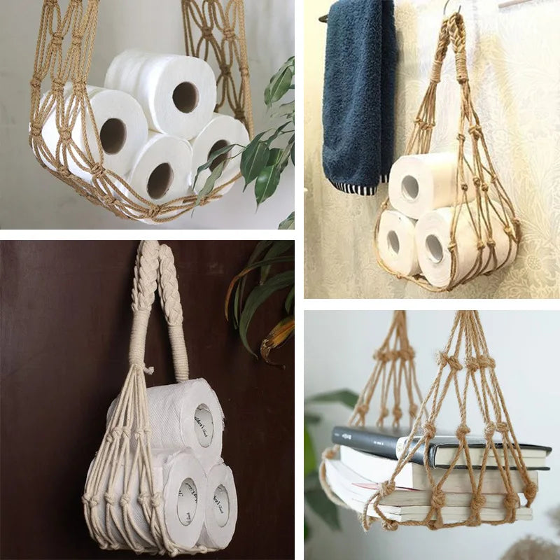 Acrylic Adhesive Toilet Paper Holder