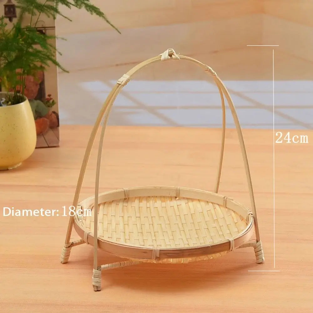 Multi-Layer Bamboo Woven Basket