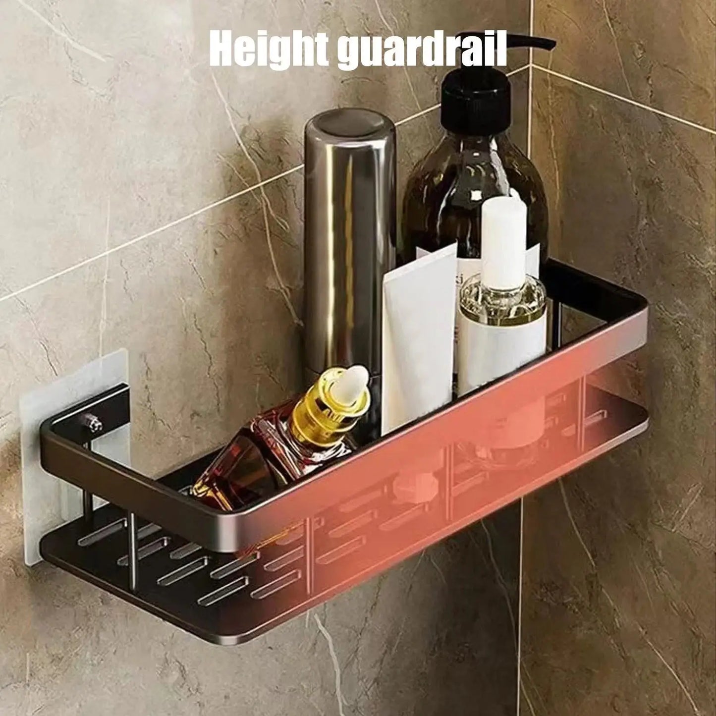 Sleek No-Drill Wall Shelf