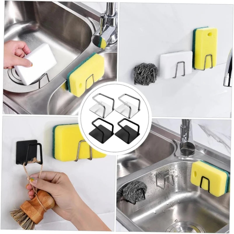 Carbon Steel Self-Adhesive Sponge Holder