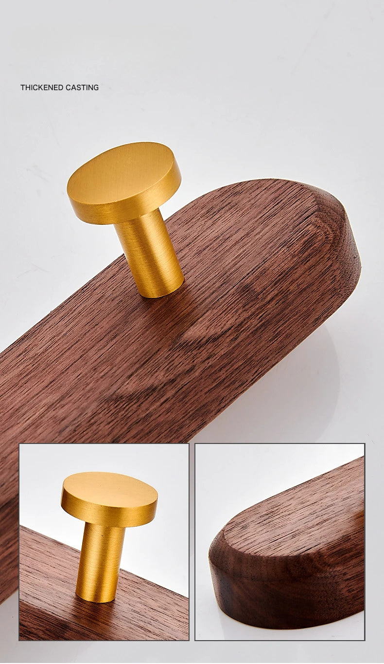 Wall-Mounted Wooden Coat Hook