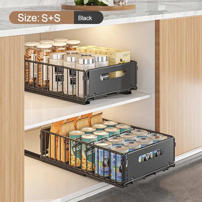 Pull-Out Kitchen Cabinet Organizer