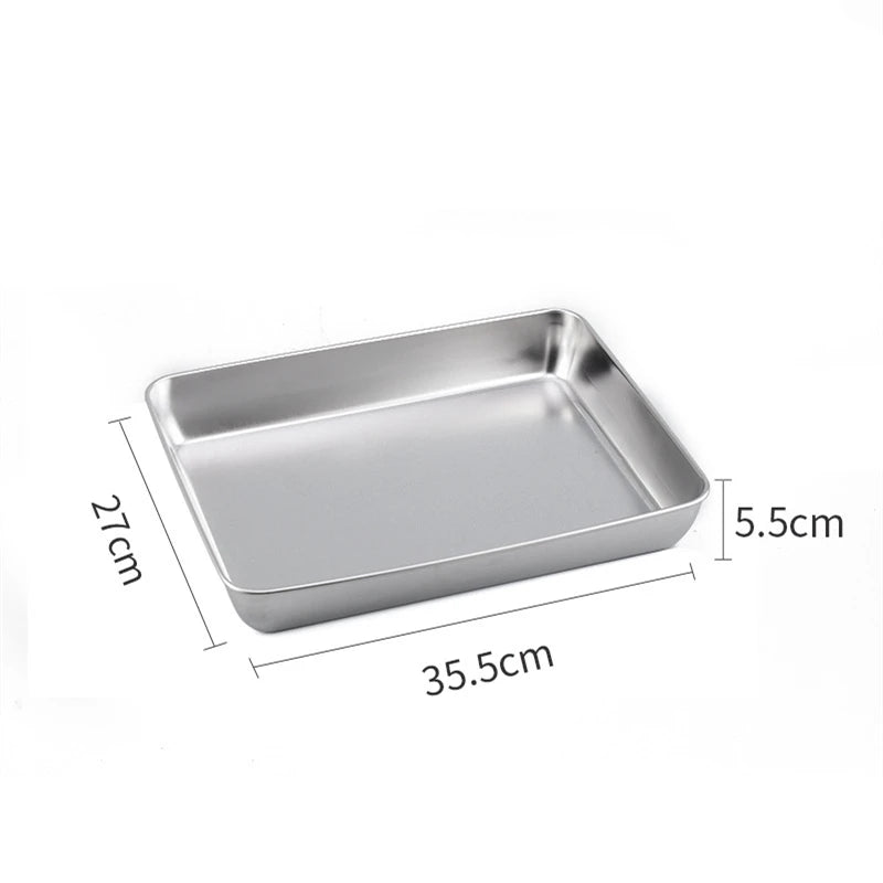 Stainless Steel Food Storage Tray