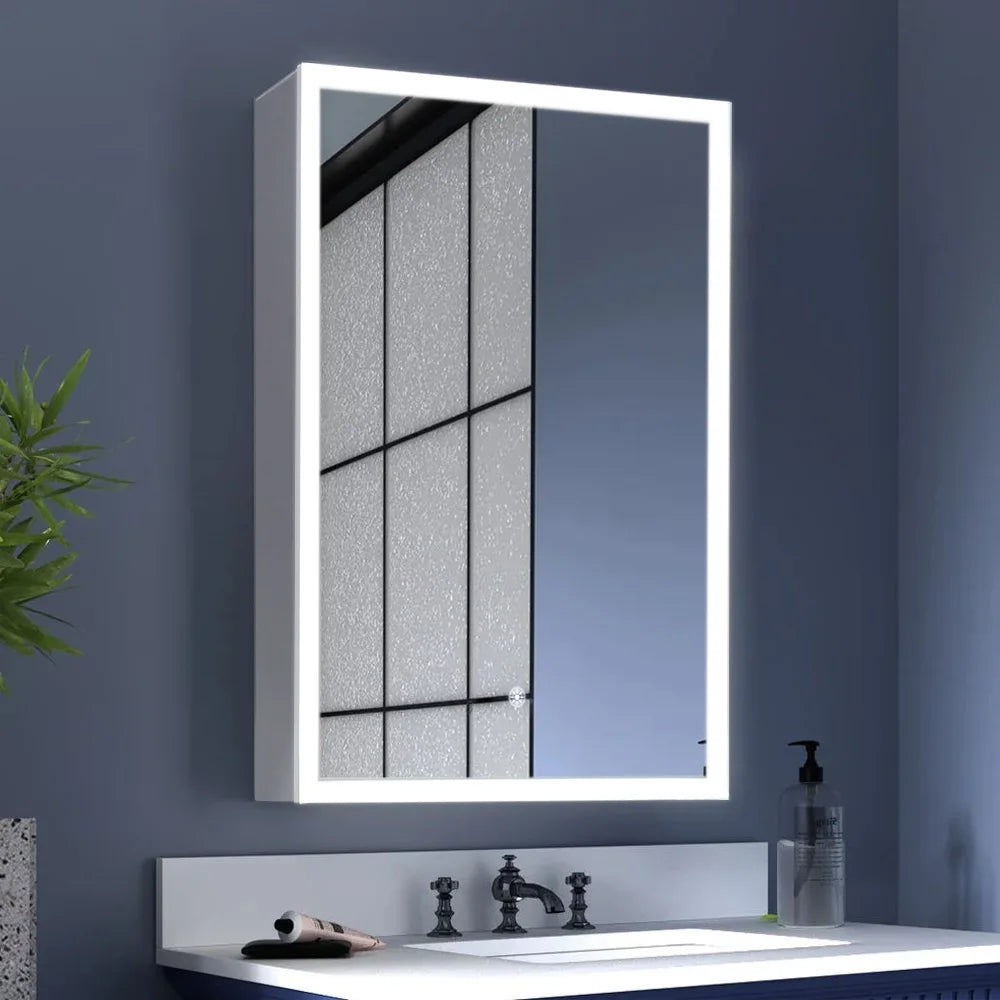 Modern LED Wall-Mounted Mirror Cabinet