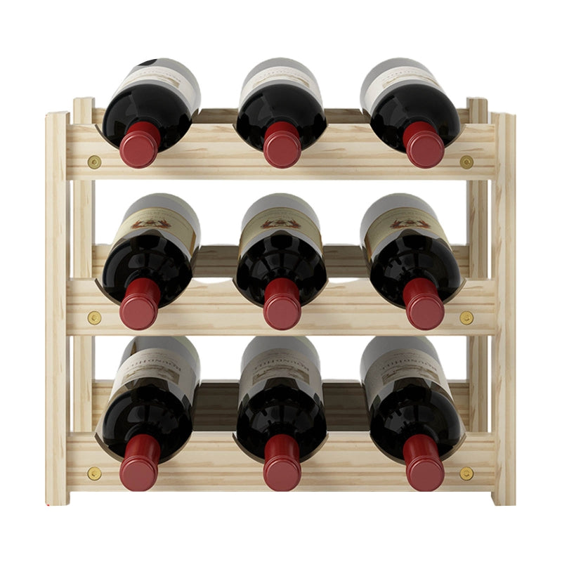Standing Wooden Wine Rack Organizerr