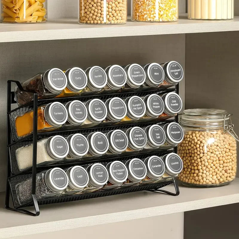 4-Tier Metal Spice Rack