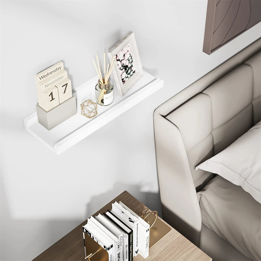 Modern Wooden Floating Shelves