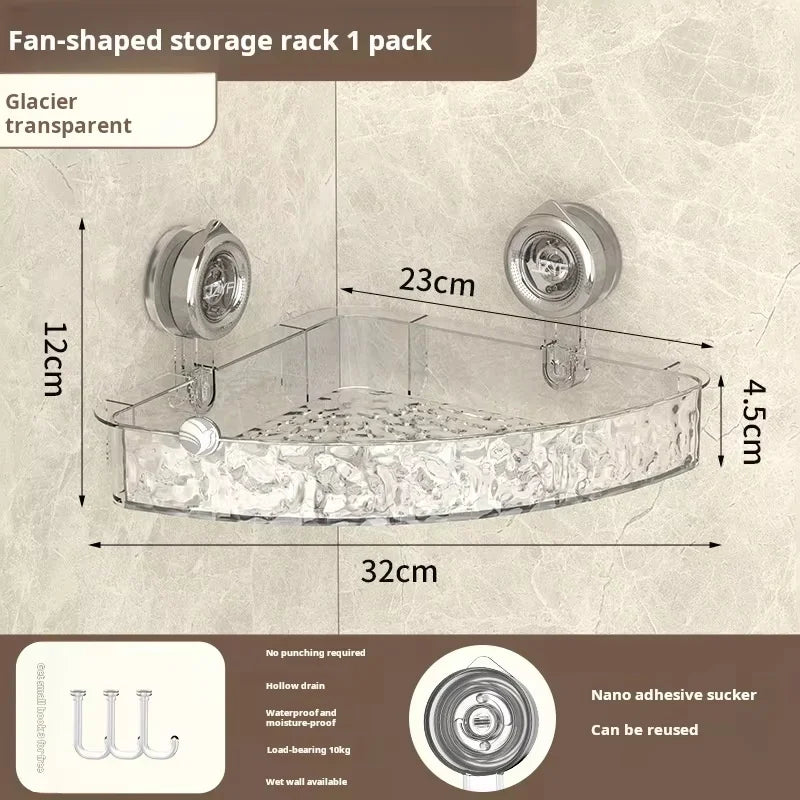 Suction Cup Bathroom Shelf