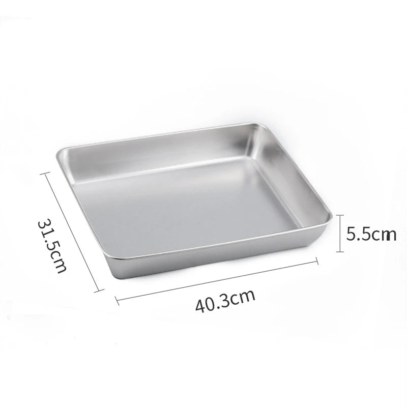 Stainless Steel Food Storage Tray