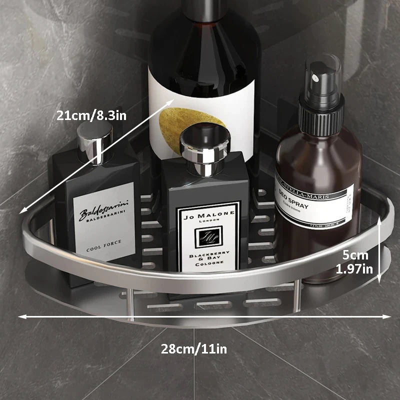 Modern  Bathroom Storage Rack - No-Drill