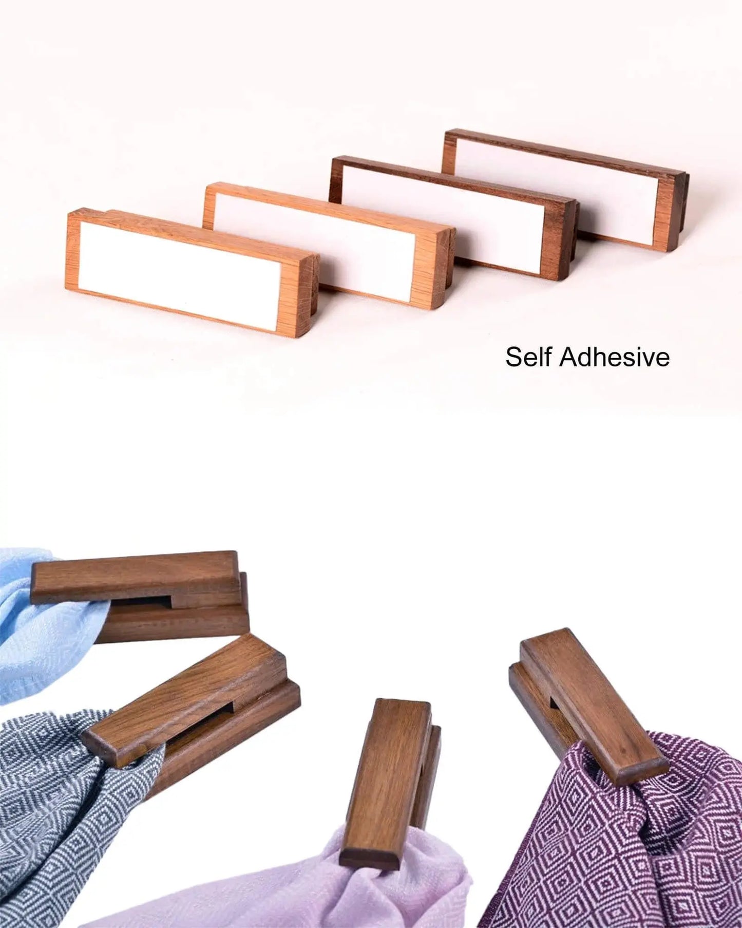 Nordic Wooden Towel Holder