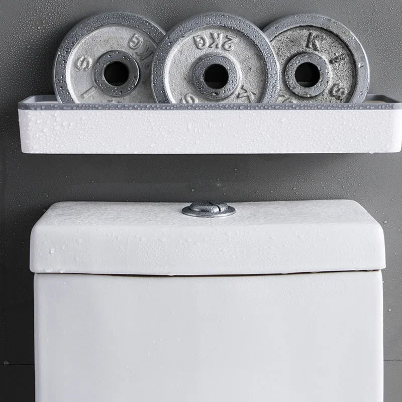 Punch-Free Wall Hanging Toilet Storage Cabinet