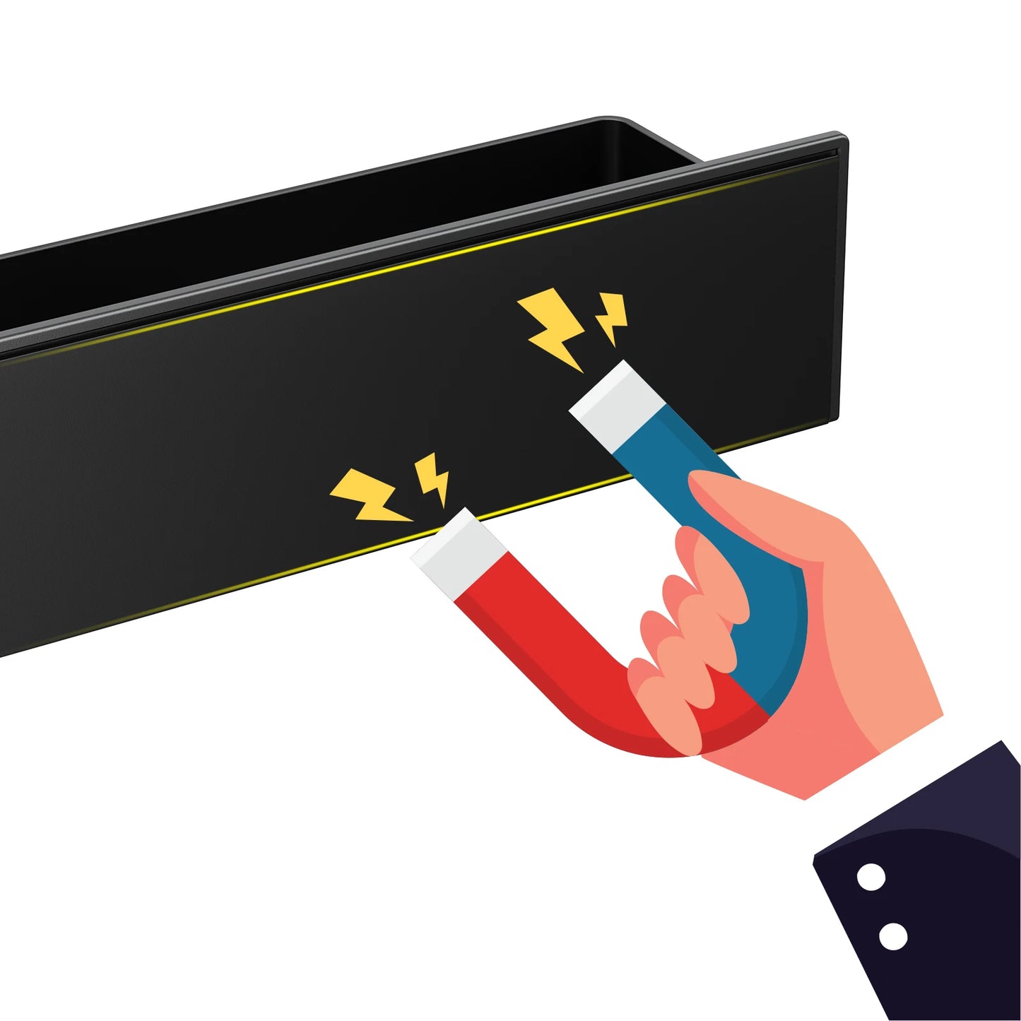 Magnetic 2-Layer Storage Rack