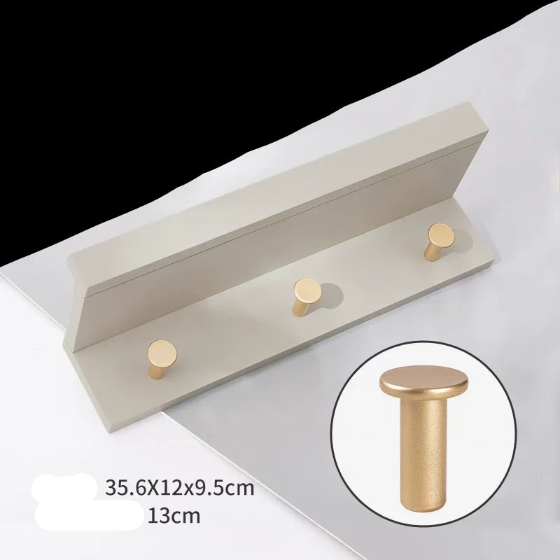 Space-Saving Wooden Coat Rack
