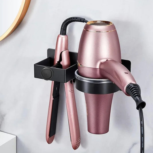 Wall-Mounted Hair Dryer Holder