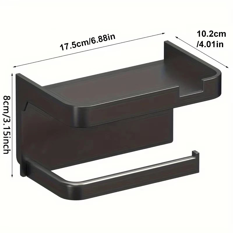 Wall-Mounted Toilet Paper Holder