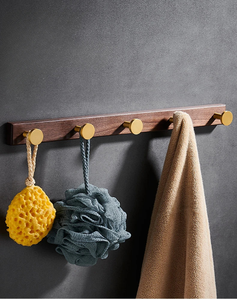 Wall-Mounted Wooden Coat Hook