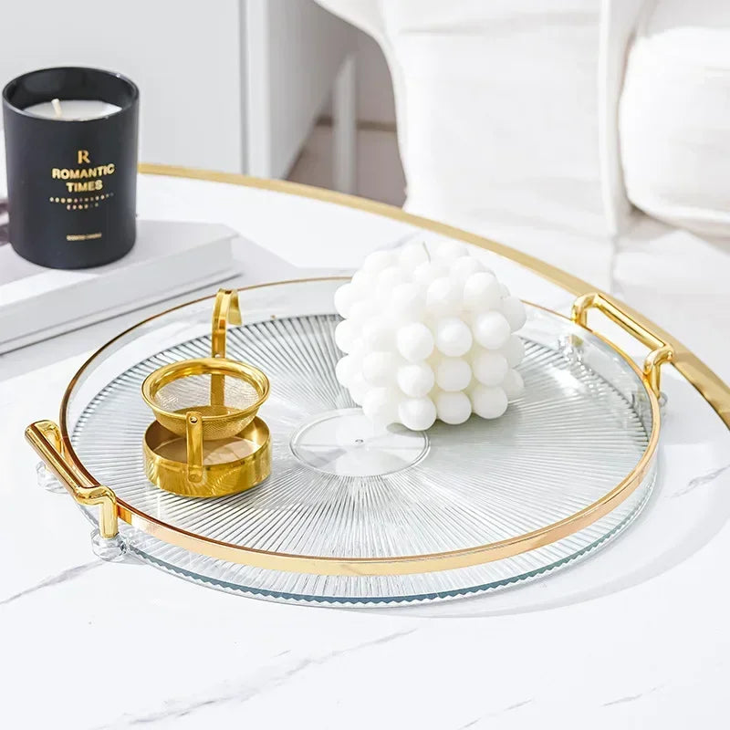 Round Acrylic Serving Tray