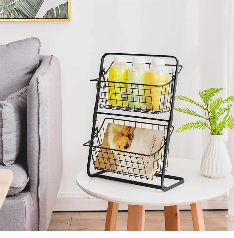 Fruit basket,,vegetable basket,Kitchen countertop storage basket,Wire removable storage rack,Spices and snack racks