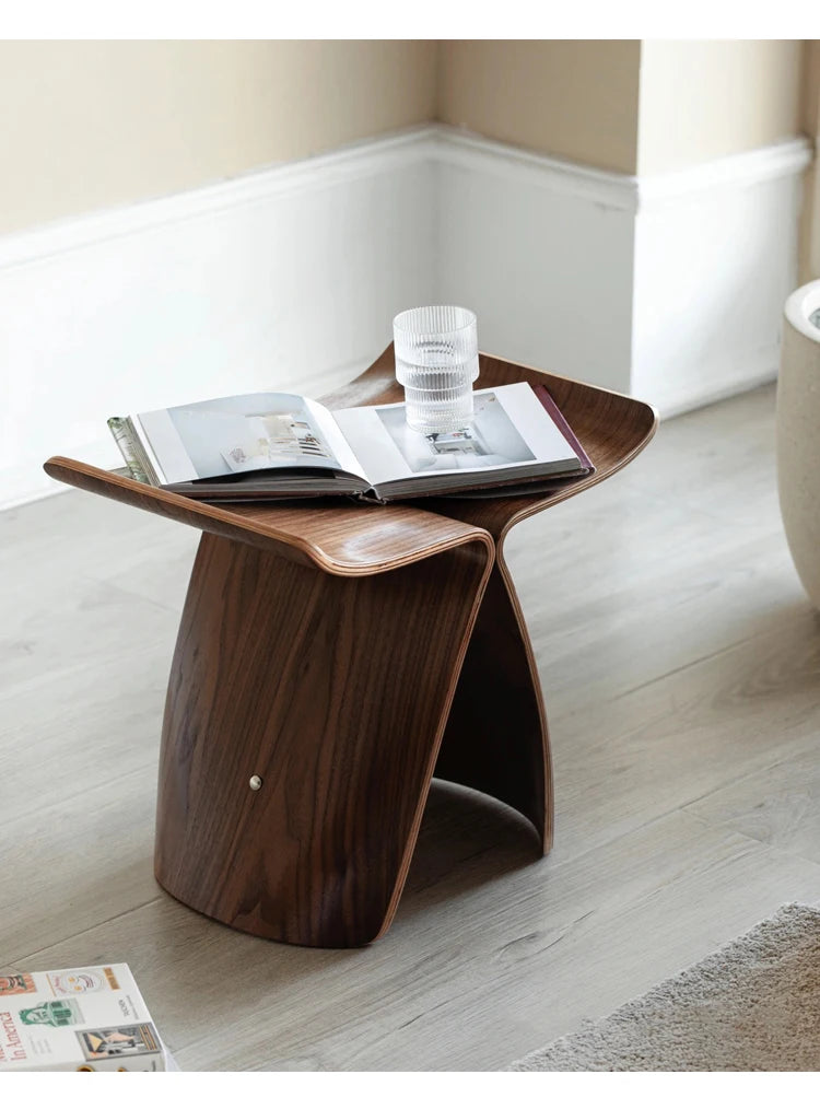Furniture Butterfly Stool Living Room Sofa Chair Porch Shoe Changing Stool Small Bench Creative Mobile Seat Chair For Leisure