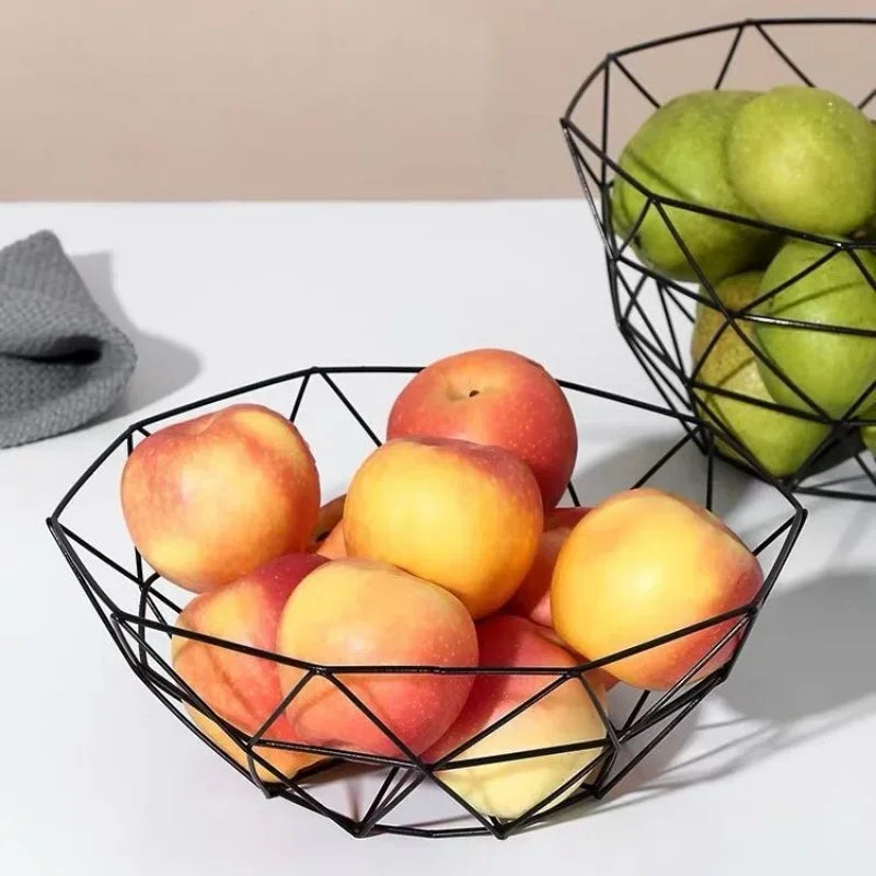 Modern Iron Fruit Basket
