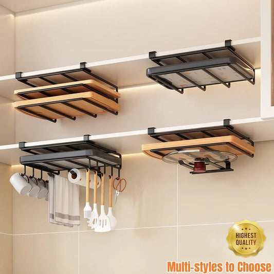 Under-Cupboard Hanging Storage Rack