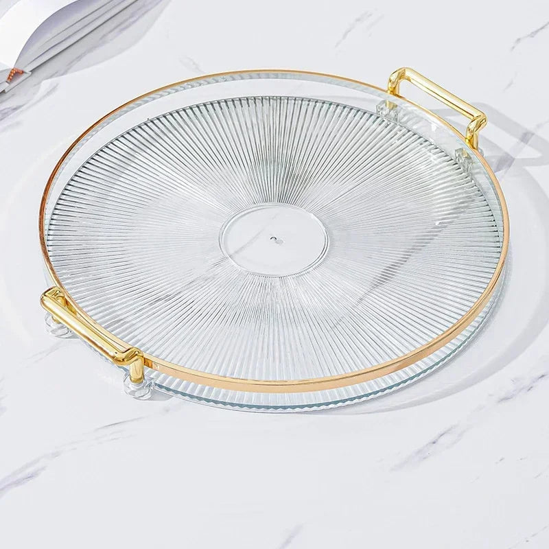 Round Acrylic Serving Tray