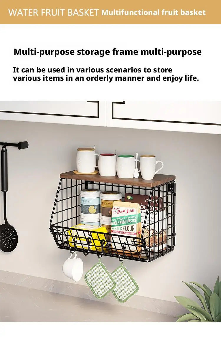 Stackable Wire Fruit & Veggie Baskets