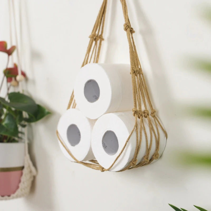 Acrylic Adhesive Toilet Paper Holder