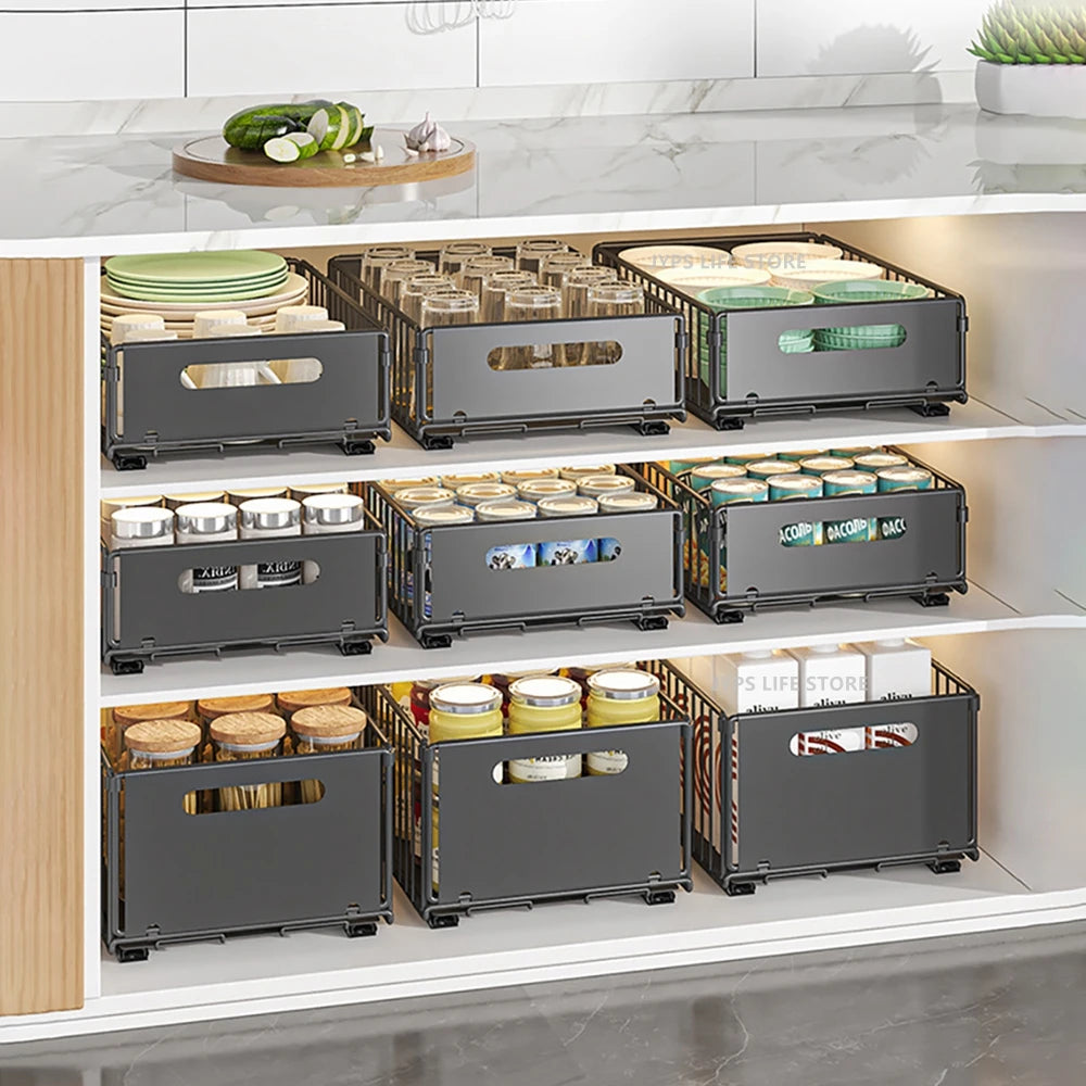 Pull-Out Kitchen Cabinet Organizer