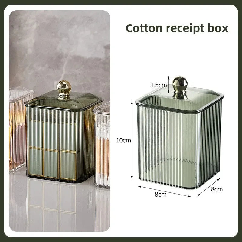 Transparent Desktop Makeup Organizer