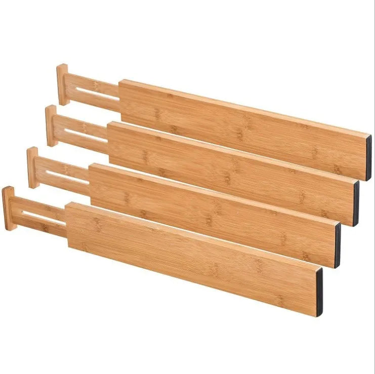 Adjustable Bamboo Drawer Dividers
