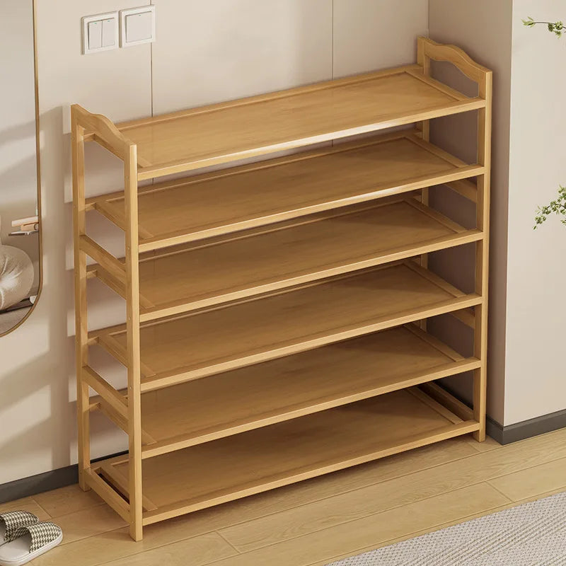Multi-Layer Solid Wood Shoe Rack