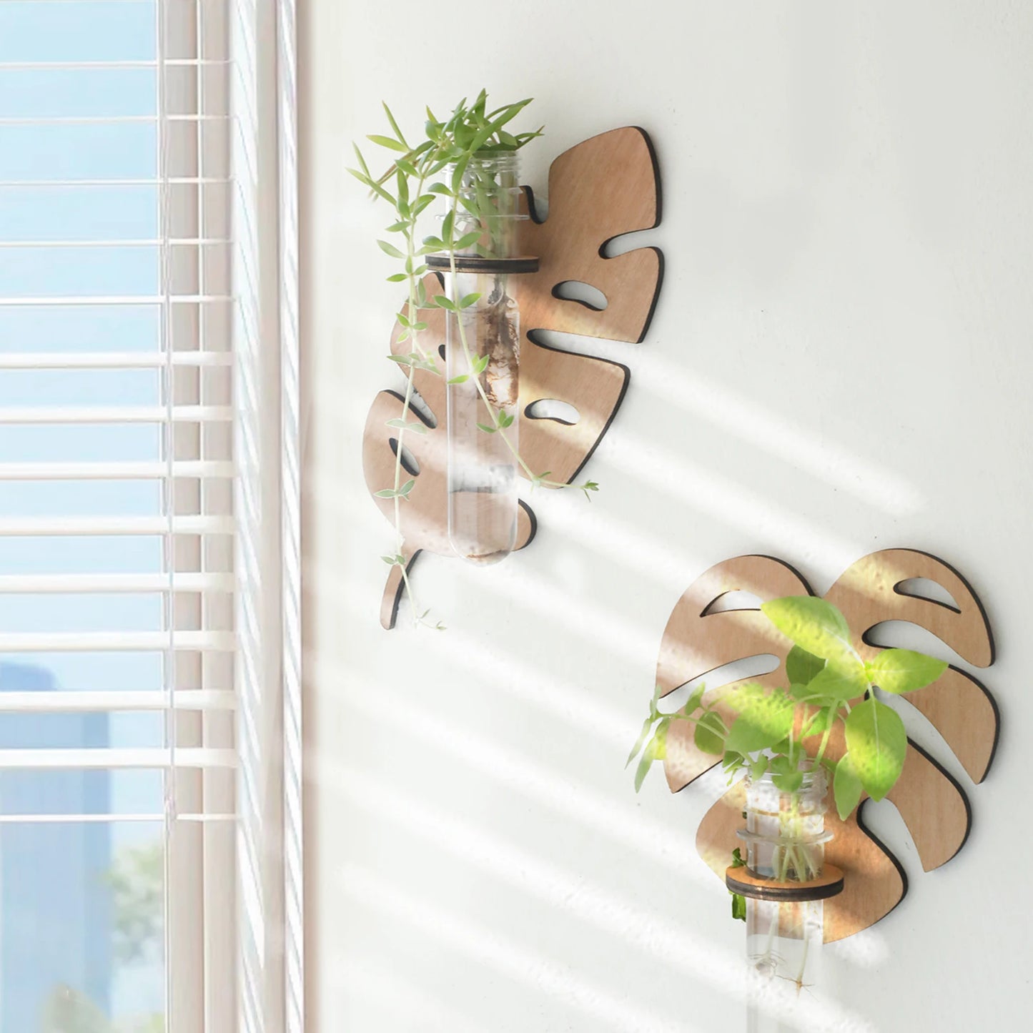 Leaf Design Wall Hanging Planters