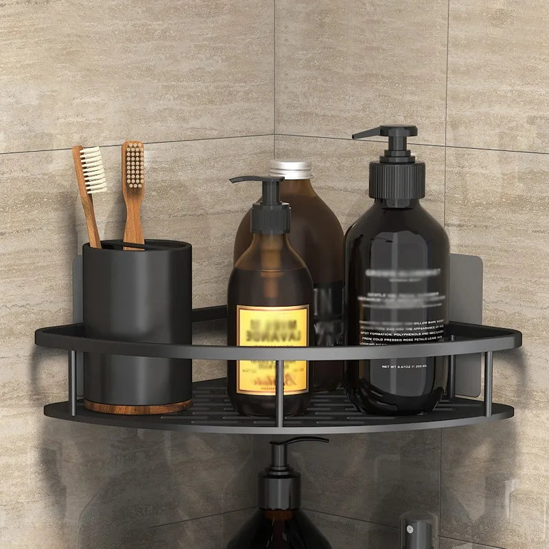Modern  Bathroom Storage Rack - No-Drill