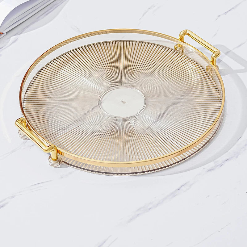Round Acrylic Serving Tray