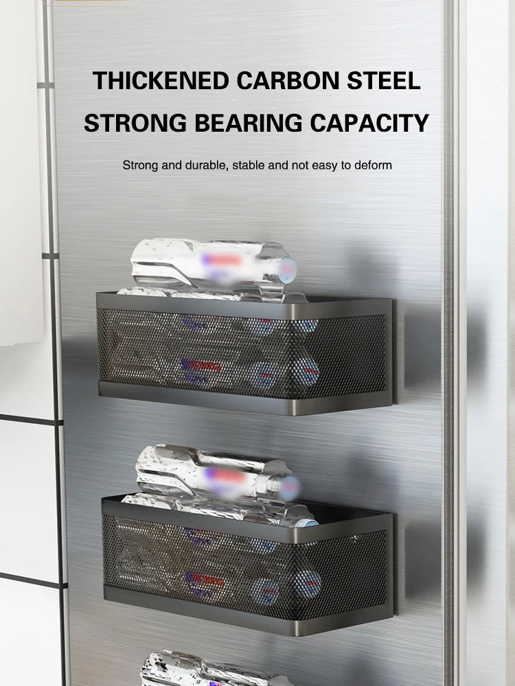 Space-Saving Magnetic Kitchen Rack