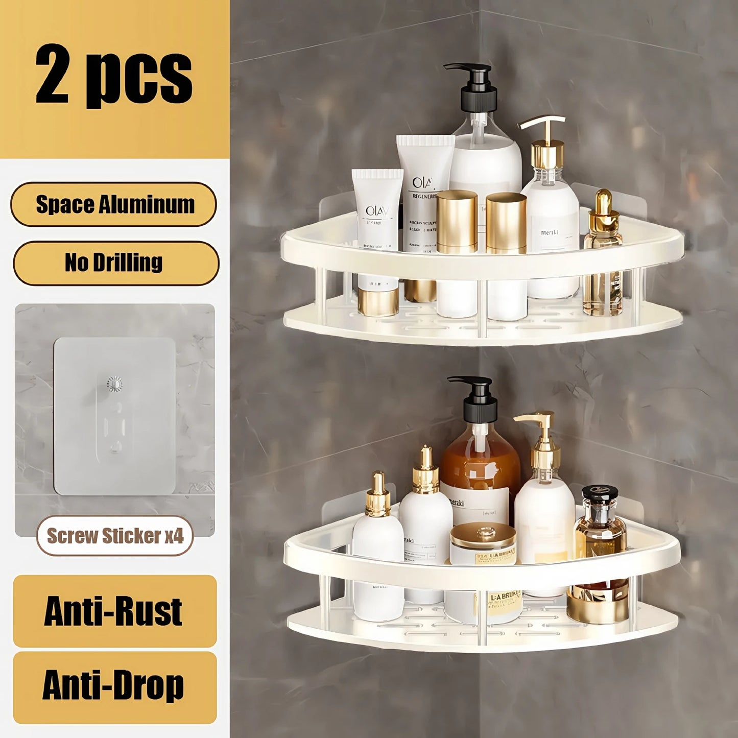 Modern Aluminium Bathroom Rack