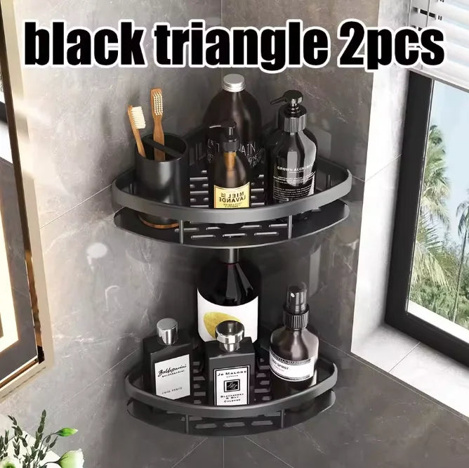 Bathroom Corner Shampoo Storage Organizer