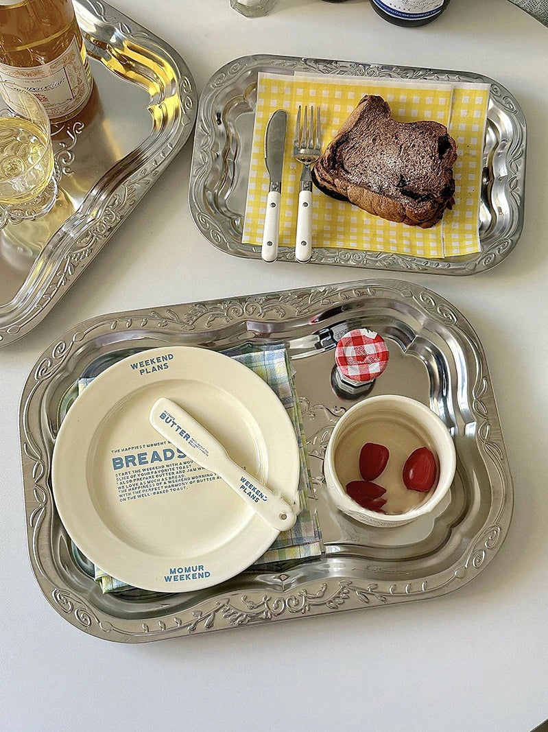 Vintage Restaurant Serving Tray