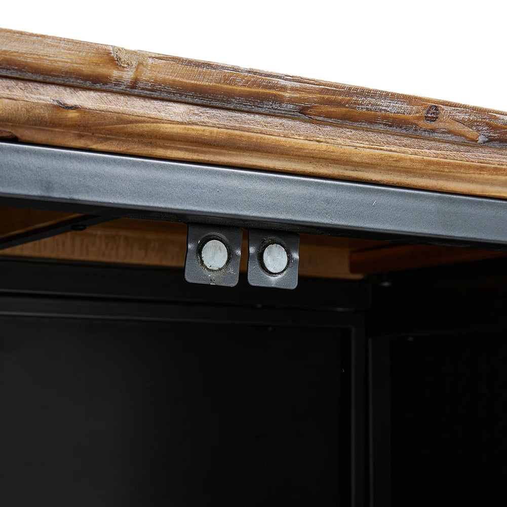 Classic wooden storage cabinet living room side cabinet, kitchen buffet console cabinet with two doors