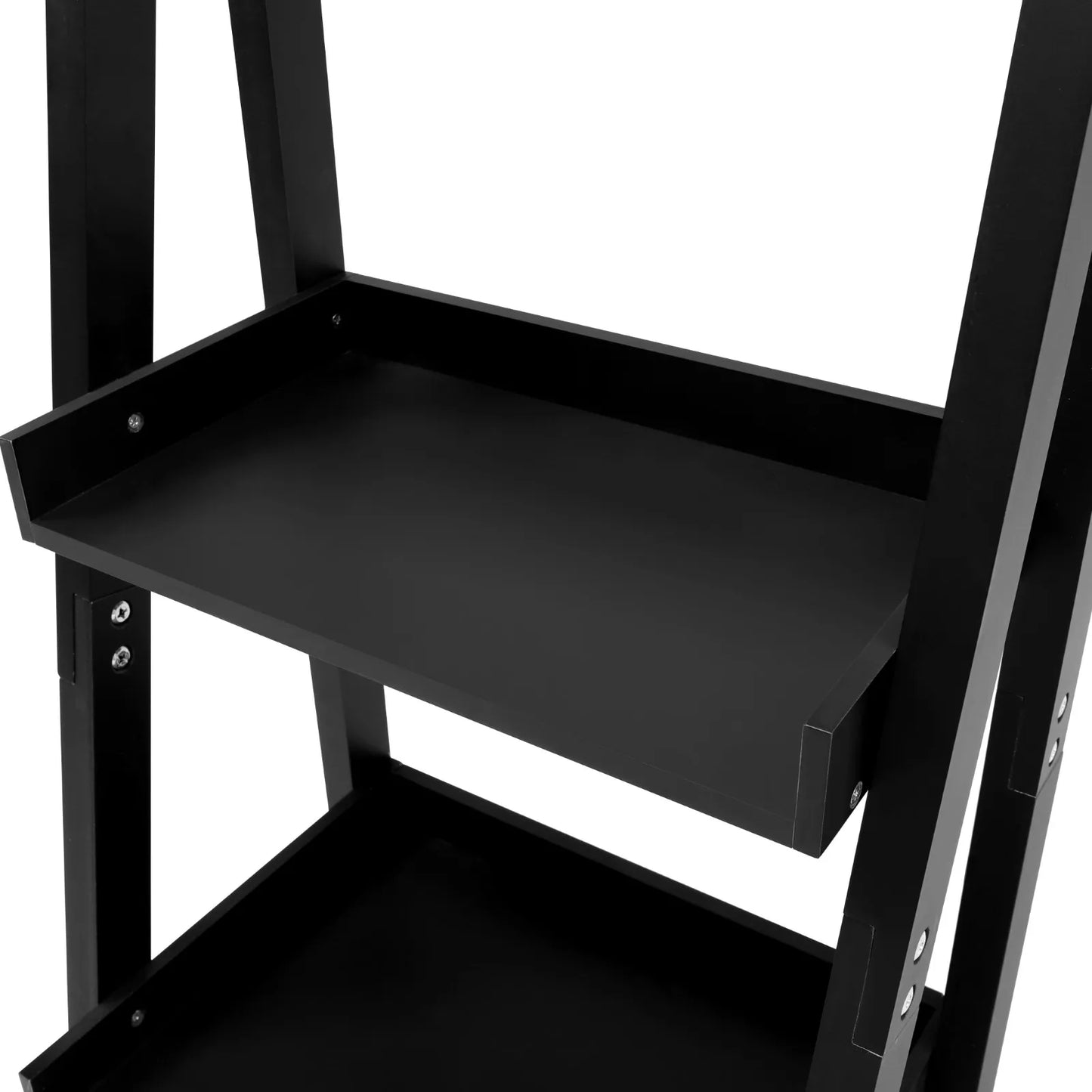 【Breeins】4-Tier Wooden Display Ladder Shelf for Home Storage Organizer Rack Home Decoration For Home Office