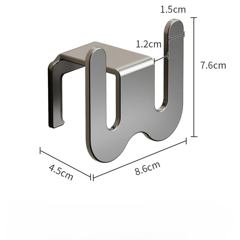 Space-Saving Wall-Mounted Slipper Rack