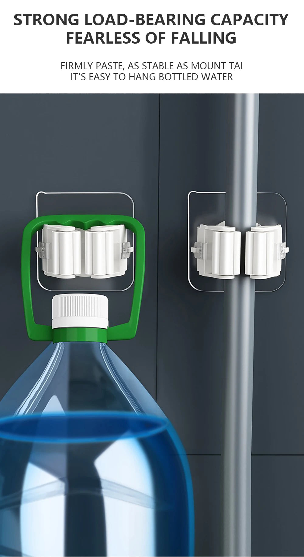 Multi-Purpose Wall Hook Organizer - No Drilling Required
