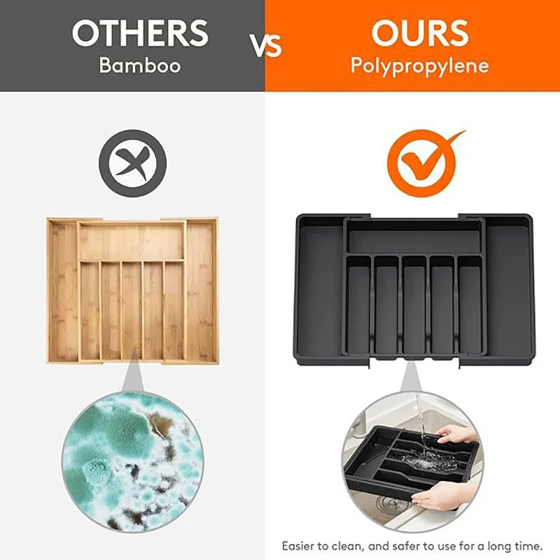 Adjustable Cutlery Drawer Organizer