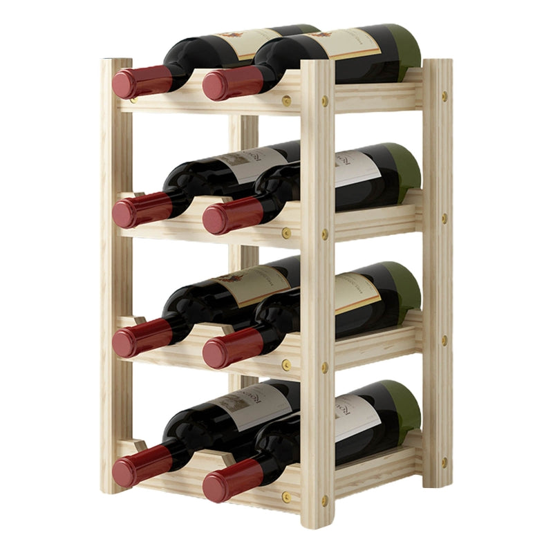 Standing Wooden Wine Rack Organizerr